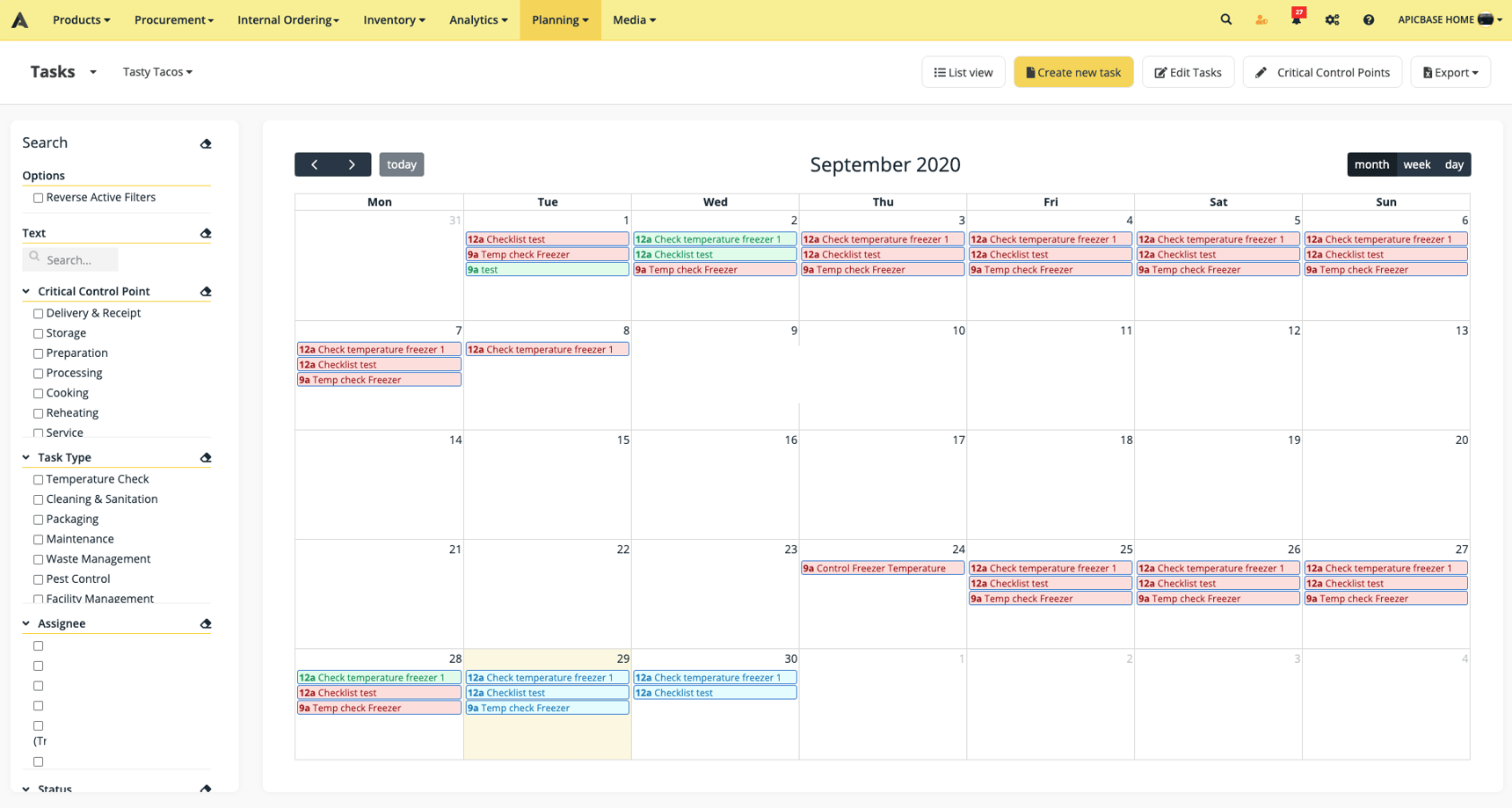 How To Manage Tasks In Apicbase 